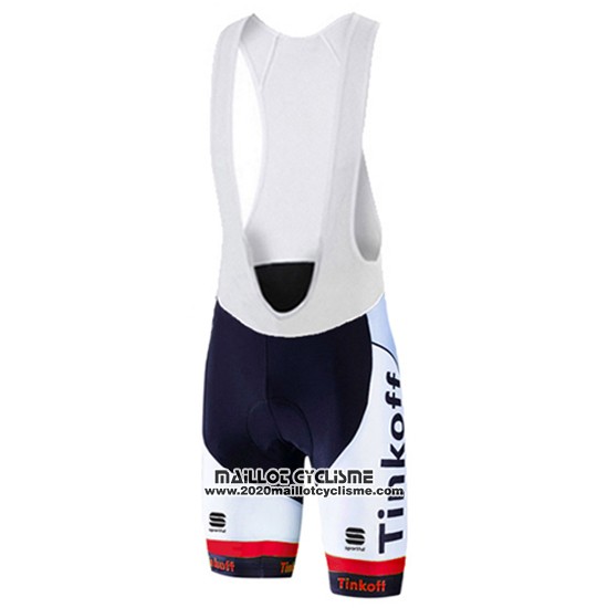 2016 Maillot Ciclismo Tinkoff Rouge et Blanc Manches Courtes et Cuissard